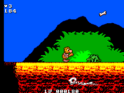 Dinobasher Starring Bignose the Caveman (Europe) (Proto) In game screenshot